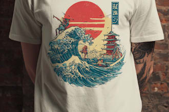 make japanese t shirt design