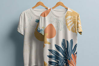 aesthetic and modern tshirt mockup designs