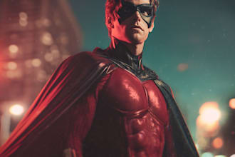 draw you a dc or marvel style comic book superhero