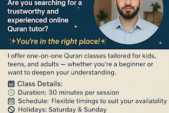 learn quran online with tajweed  male islamic scholar  1 on 1 zoom classes