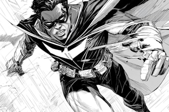 design cartoon character superhero etc from your photos