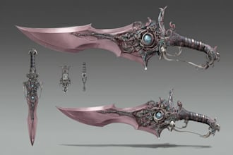 design weapon concept art