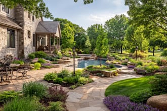 do backyard landscape design, pool, patio