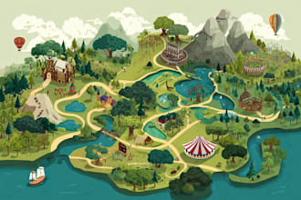 map illustration vector illustration vector map