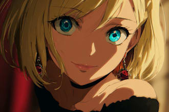 draw any sfw character in anime style