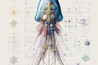 design medical, scientific illustration, figures, and diagrams