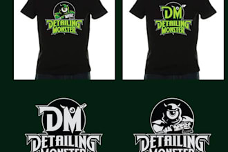design a custom mascot logo for your automotive detailing shop