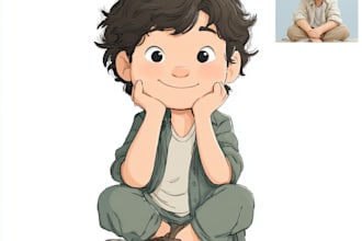 create customized cartoon illustration