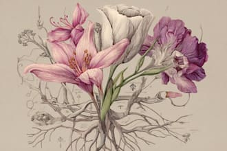 paint botanical and scientific illustrations
