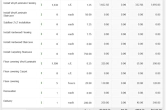 do crm management as well as cost estimation and proposal management