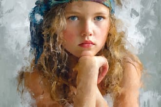 paint a custom digital oil portrait