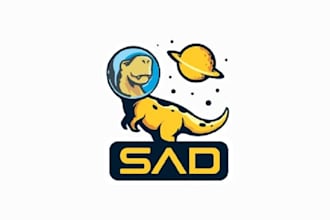 design a premium mascot logo for your space fashion or streetwear brand