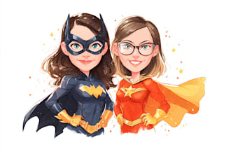 draw transform yourself in amazing super hero