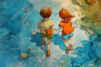 draw your children comic cartoon for your book