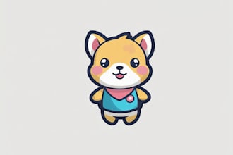 design cute custom anime chibi mascot logo