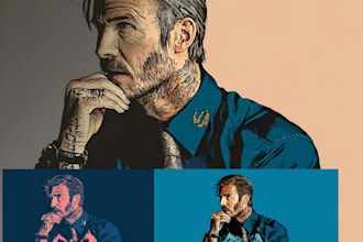 do vector tracing image or logo, vectorize image, redraw, convert to vector