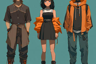 make custom anime style roleplay characters