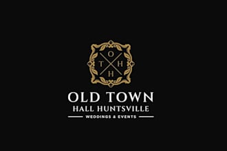 design elegant and unique wedding logo that capture your love story