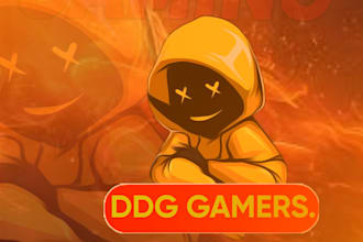 design a professional best attractive and mascot gaming logo