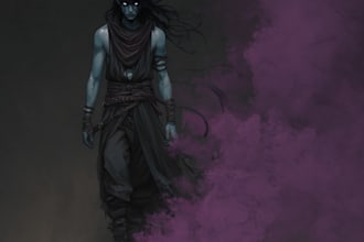 paint your dark fantasy dnd character illustration