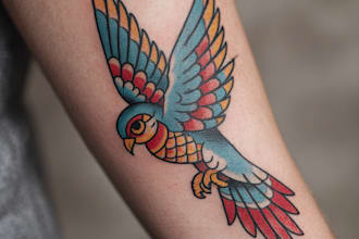 traditional old school tattoo design