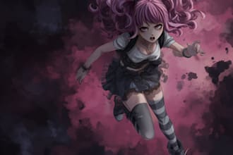 design custom danganronpa style character