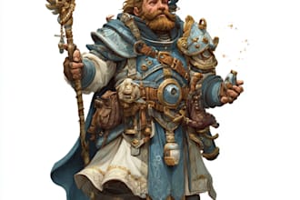 illustrate your fantasy wow dnd ff bg3 character