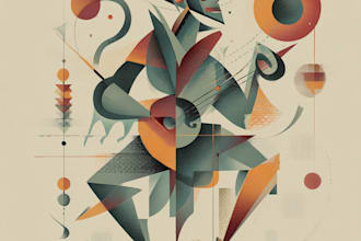 create an design breathtaking abstract art for you