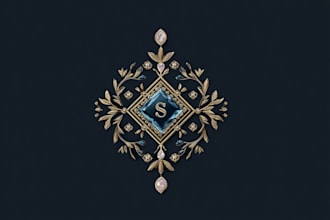 design luxury and modern jewelry logo