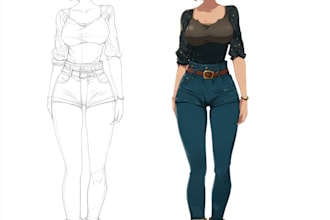 illustrate your anime or roleplaying character oc
