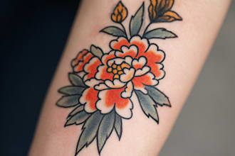 do traditional old school tattoo design