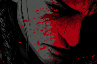 draw realistic fantasy horror character illustration