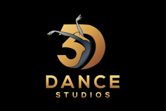 design creative coat of dance studio logo