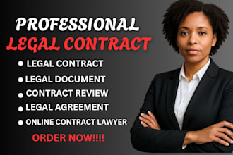 draft professional nda, mou, business contract, legal agreement