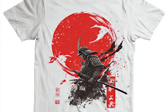 do japanese and anime streetwear design for tshirt