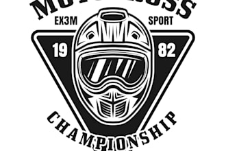 design modern awesome dirt bike logo