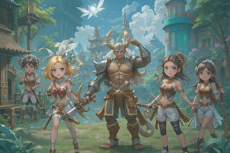 draw anime and game style characters art