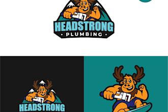 design a professional plumbing, heating, electrical, and solar logo