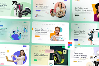 do website design, figma website design, website mockups