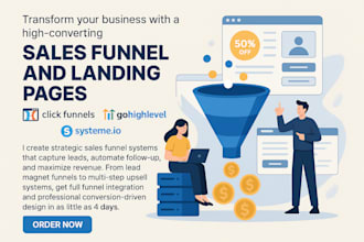 build funnel on systeme io sale funnel expert coach landing page ghl clickfunnel