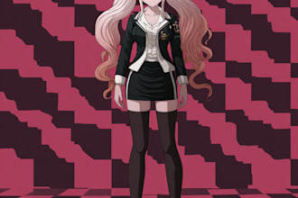 design custom danganronpa style character