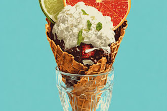 make food pop art of your food