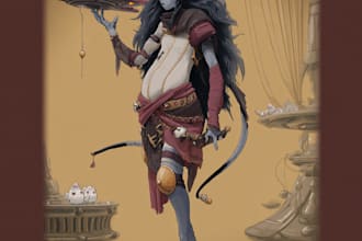 draw your rpg character in color