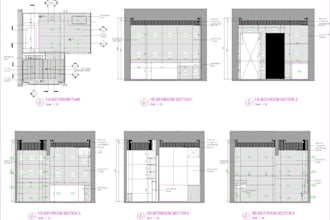 do stone, marble shop drwaings,cutting list,fab dwg and qty