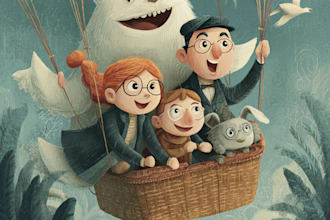 draw children book and storybook illustration for you