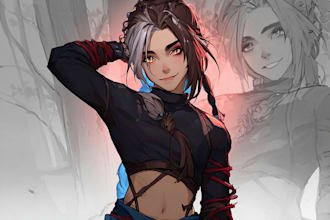 draw character art, fanart, illustration, custom commissions
