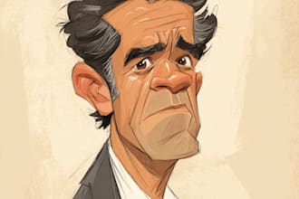 draw political caricature and cartoon