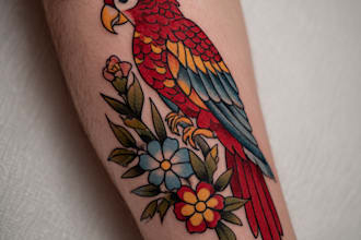 do traditional old school tattoo design