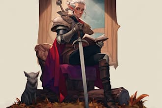do dnd character art illustration commissions