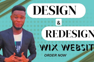 design and redesign wix restaurant sites with online ordering SEO and wix studio